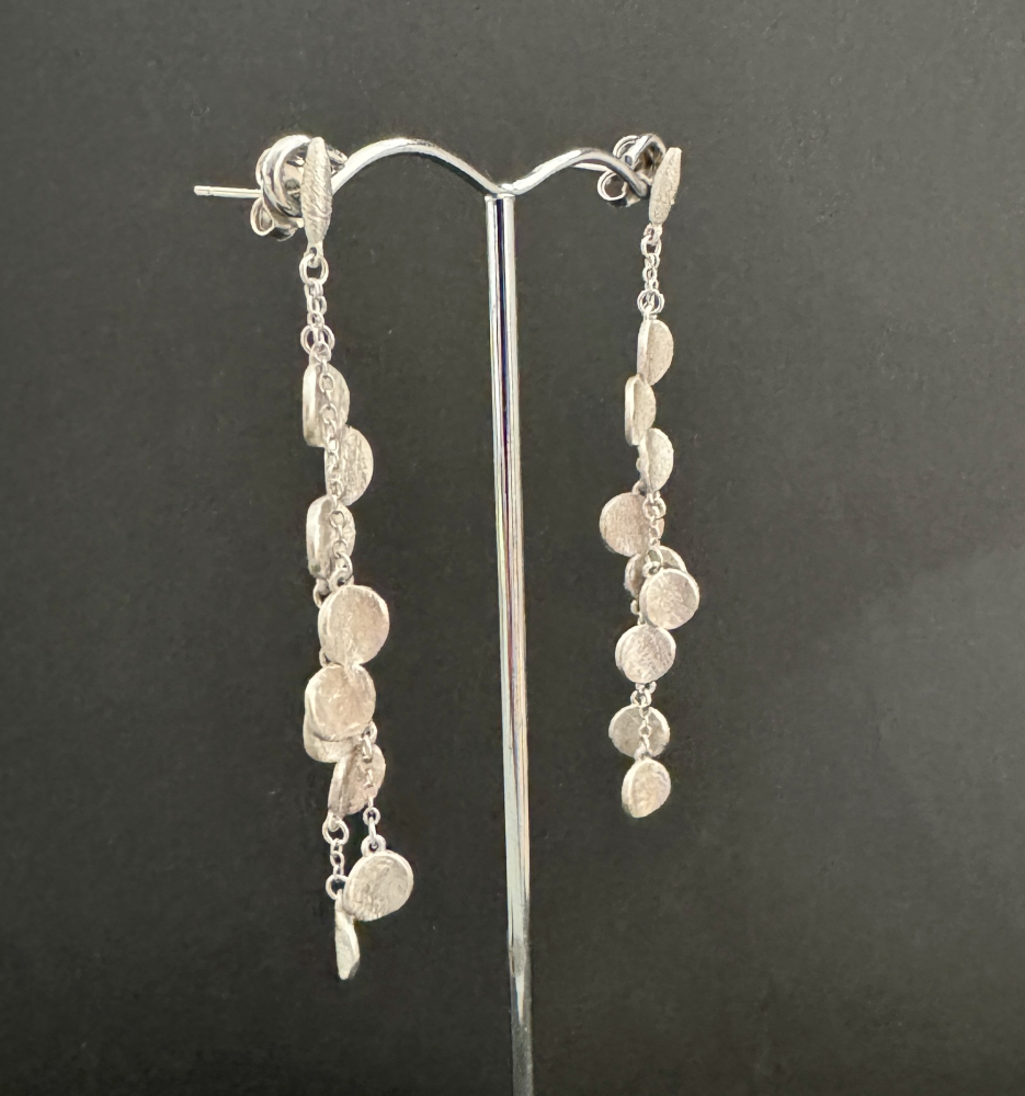 Ohrstecker 925 Silber mit runden Plättchen